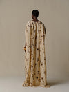 INTO THE EAST 25 Autumn/Winter Silk Hemp Flower Shadow Dress ITE-E1DGSS011KT21DS-QKQ Light Khaki